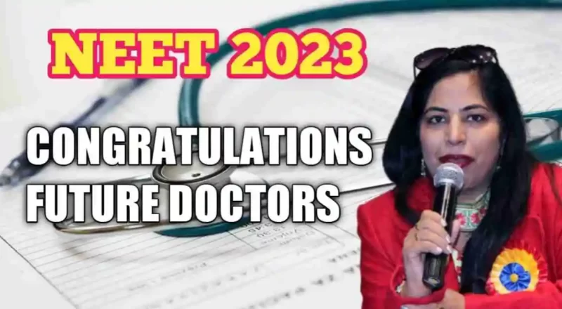 NEET Result 2023 : Congratulations Future Doctors